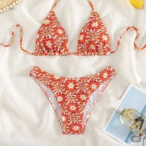 Orange Bikini Set
